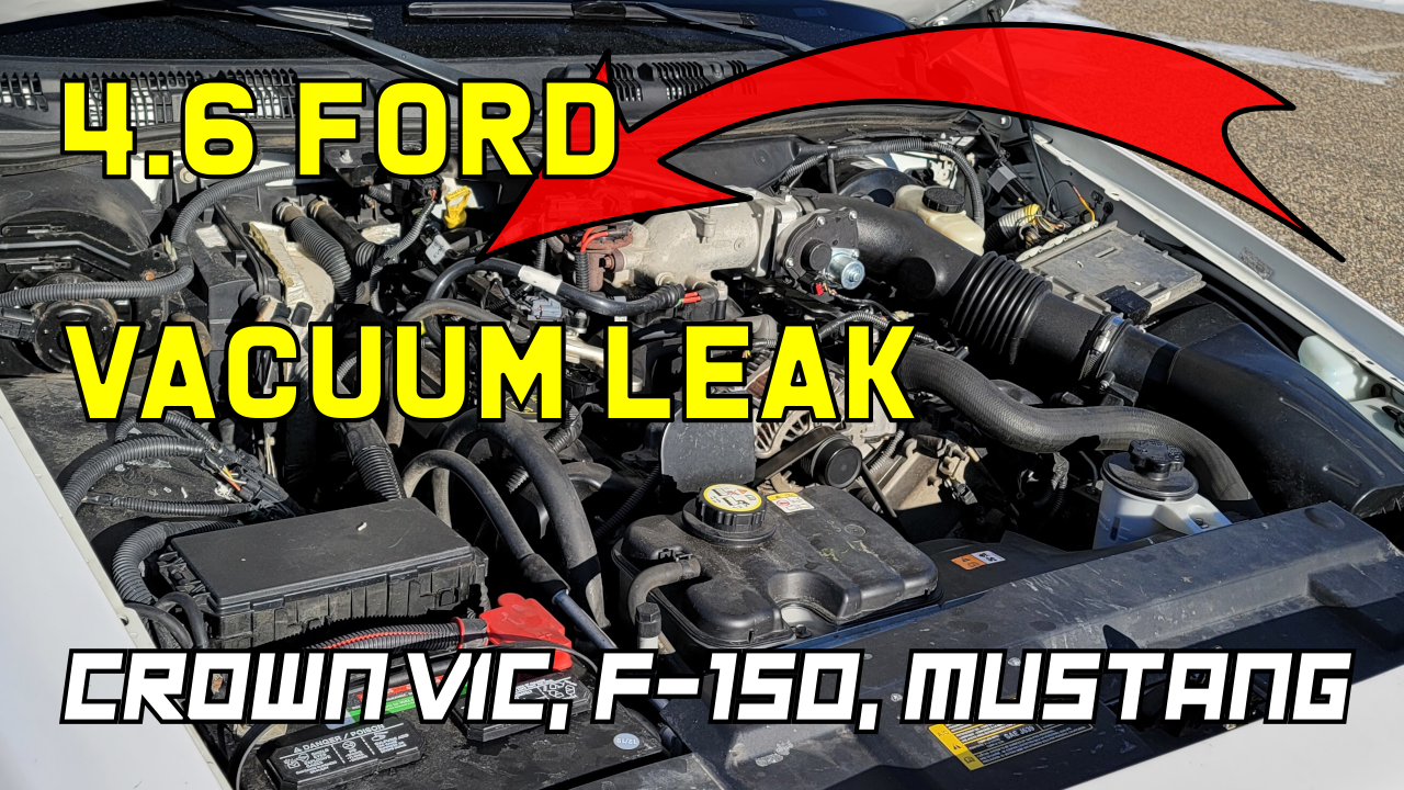 Ford 4.6 Vacuum Leak. Crown Victoria, F150, Mustang How To Find, Where 